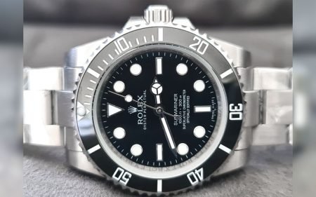 Replica Rolex Submariner 09 No Date 114060 40mm (Topmodel) / Automaat / Zwart Keramiek / Oysterstaal horlogeband