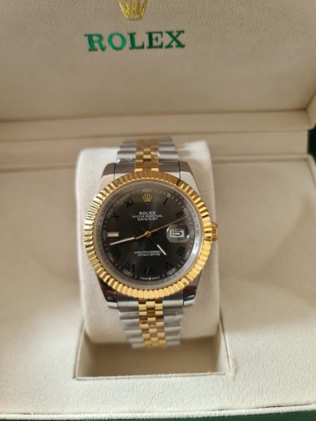 Replica Rolex DateJust 41 - 126333 - Wimbeldon wijzerplaat (Jubilee band)