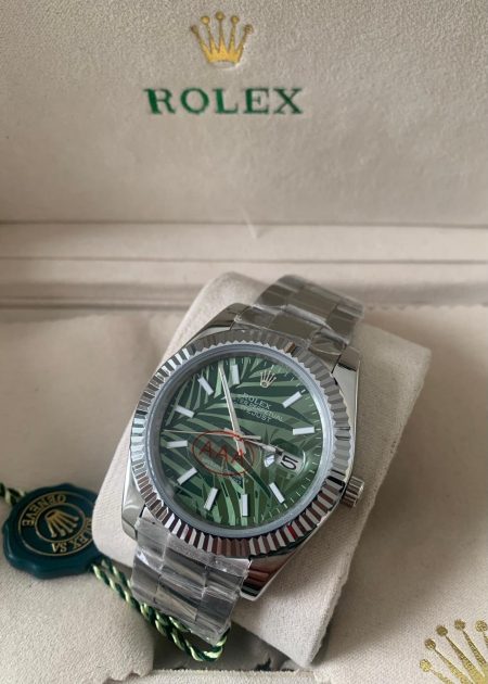 Replica Rolex Datejust 41 mm - Groen Palm