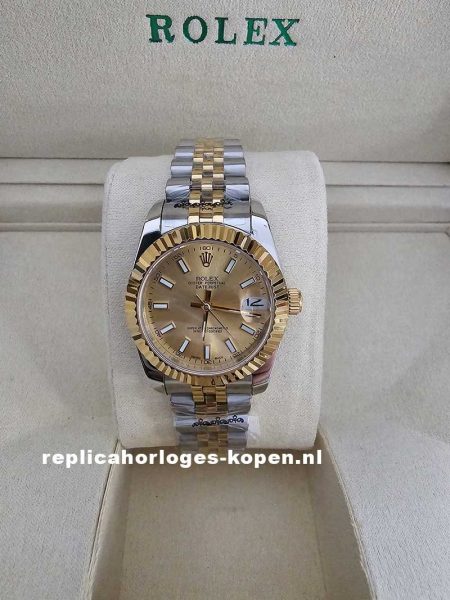 Rolex Datejust 31 Staal Geelgoud- 278273
gouden wijzerplaat