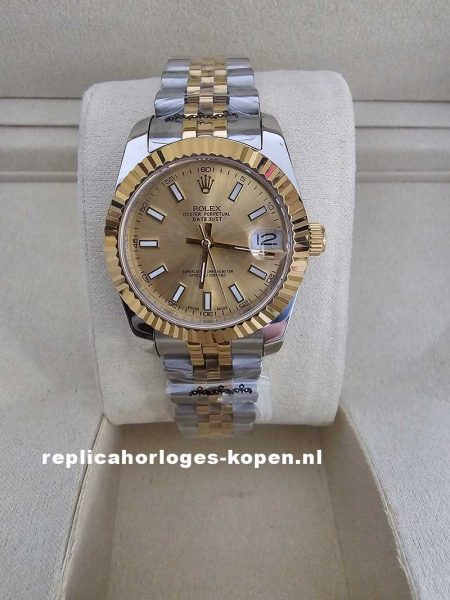 Rolex Datejust 31 Staal Geelgoud- 278273
gouden wijzerplaat