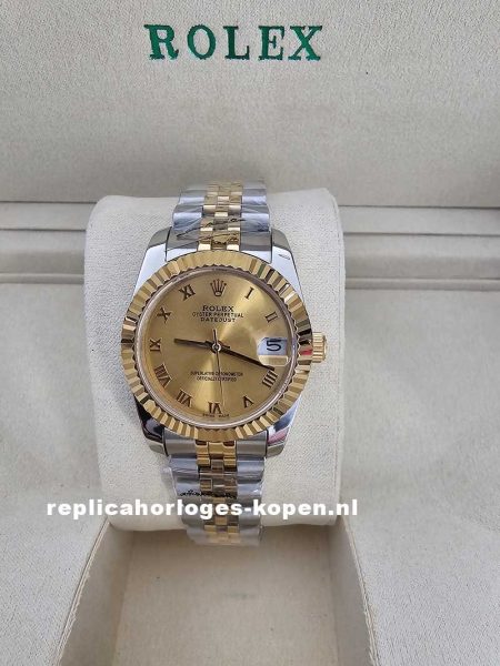 Rolex Datejust 31 Staal Geelgoud- 278273
gouden wijzerplaat Jubilee