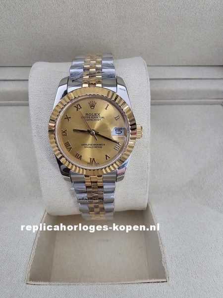 Rolex Datejust 31 Staal Geelgoud- 278273
gouden wijzerplaat Jubilee