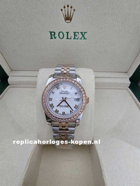 Rolex Datejust 31 mm staal roségoud  diamond 279381RBR