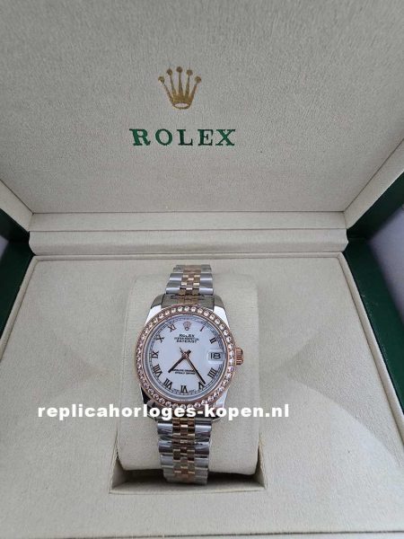 Rolex Datejust 31 mm staal roségoud  diamond 279381RBR