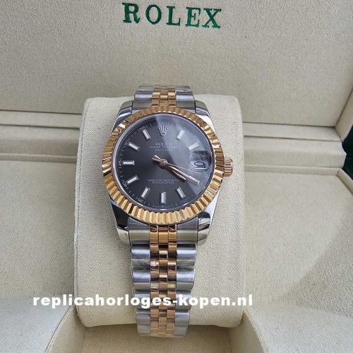 Rolex Datejust datejust 31 Staal  Rosé goud - 278271 grijs wijzerplaat jubilee band