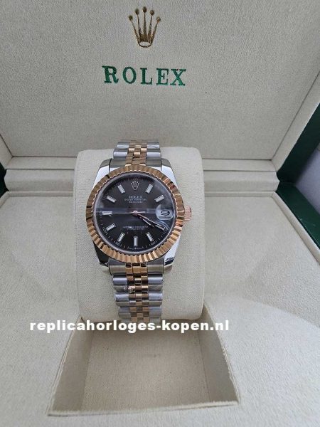 Rolex Datejust datejust 31 Staal  Rosé goud - 278271 grijs wijzerplaat jubilee band