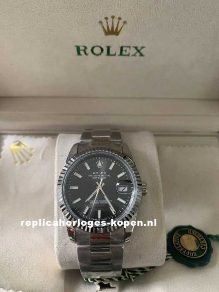 Rolex Datejust 36 mm, 126234 Rhodium Smooth Bezel Oyster Band - Afbeelding 3