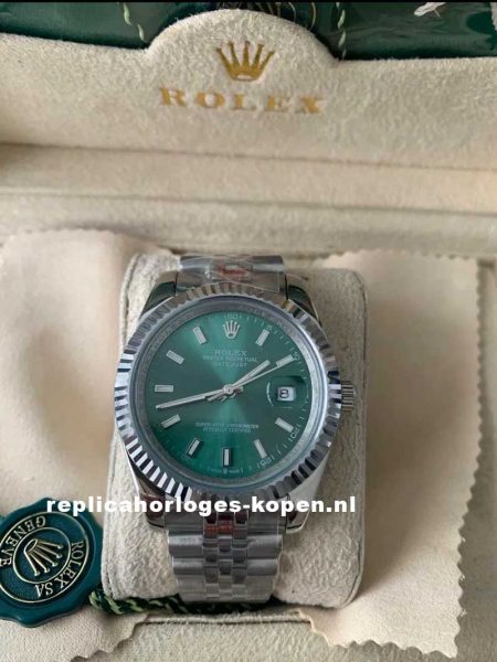 Rolex Datejust 36 (126234) Jubilee band MintGroene wijzerplaat #2024 Nieuwste - Afbeelding 5