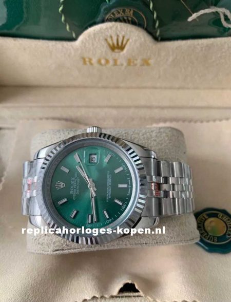 Rolex Datejust 36 (126234) Jubilee band MintGroene wijzerplaat #2024 Nieuwste - Afbeelding 4