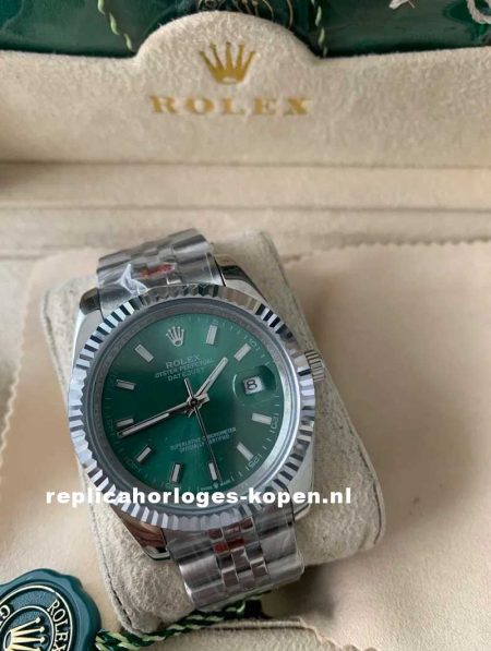 Rolex Datejust 36 (126234) Jubilee band MintGroene wijzerplaat #2024 Nieuwste - Afbeelding 3